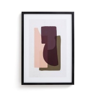 Постер С графическим рисунком в рамке Dolce единый размер разноцветный LA REDOUTE INTERIEURS  фото, kupilegko.ru